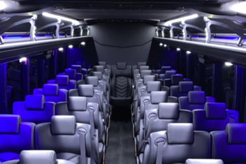 Minneapolis Charter Bus Interior