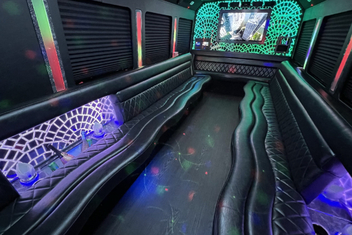 Minneapolis Limo Bus Interior