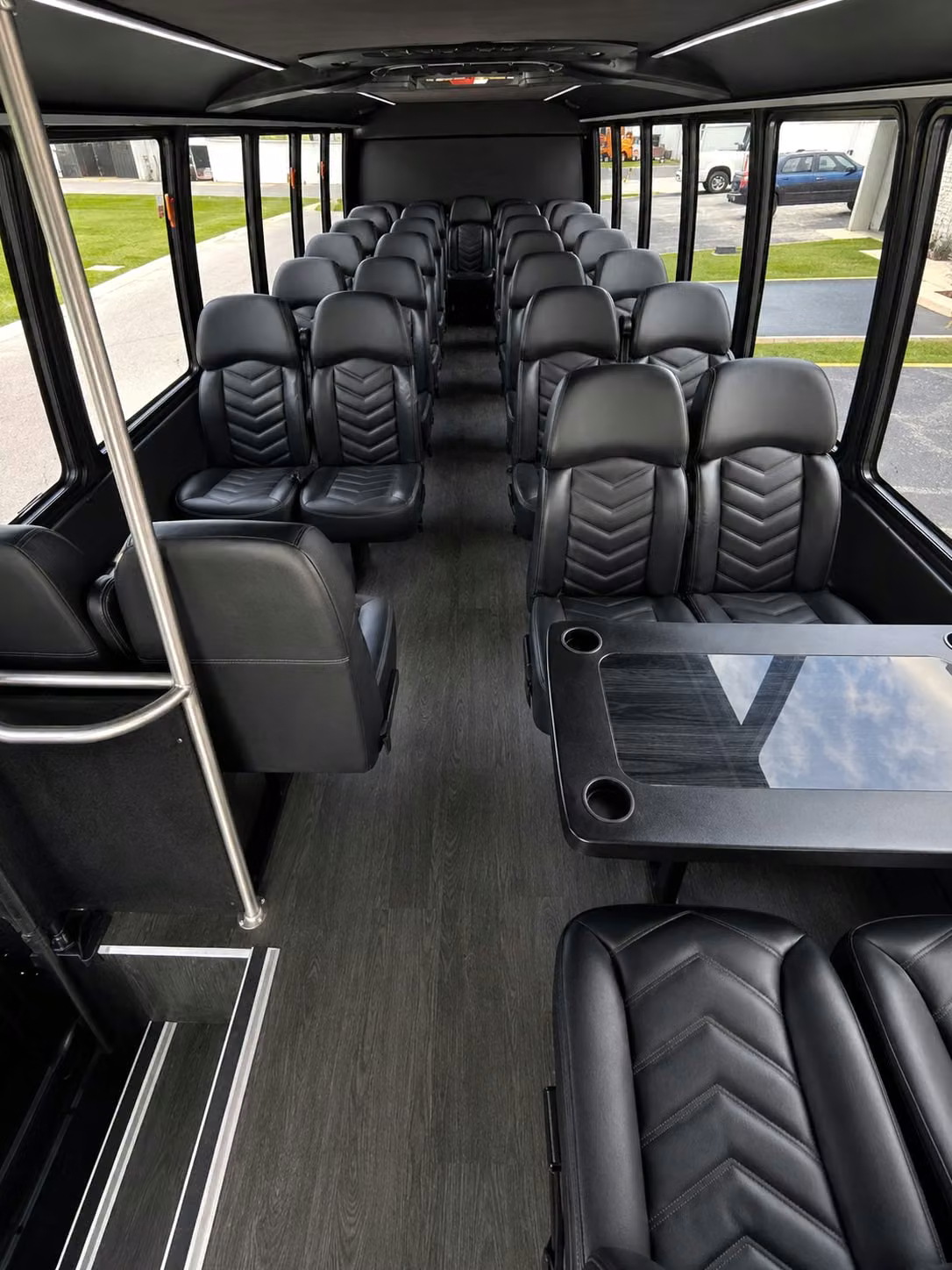 18 passenger minibus inside