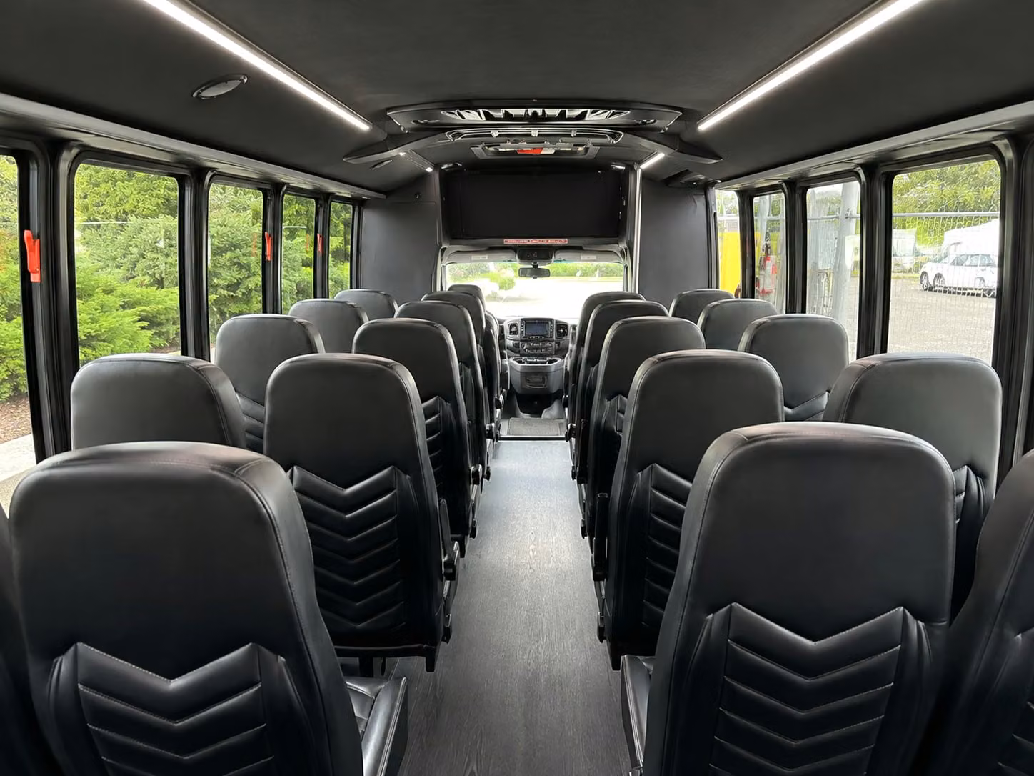20 passenger minibus interior
