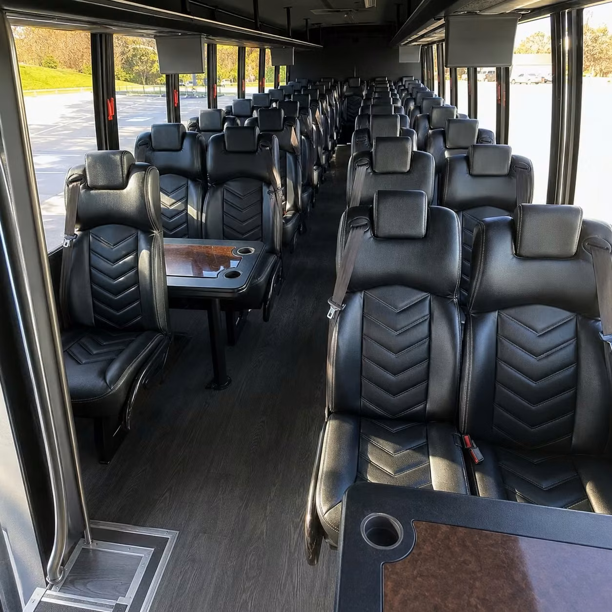 28 passenger minibus inside