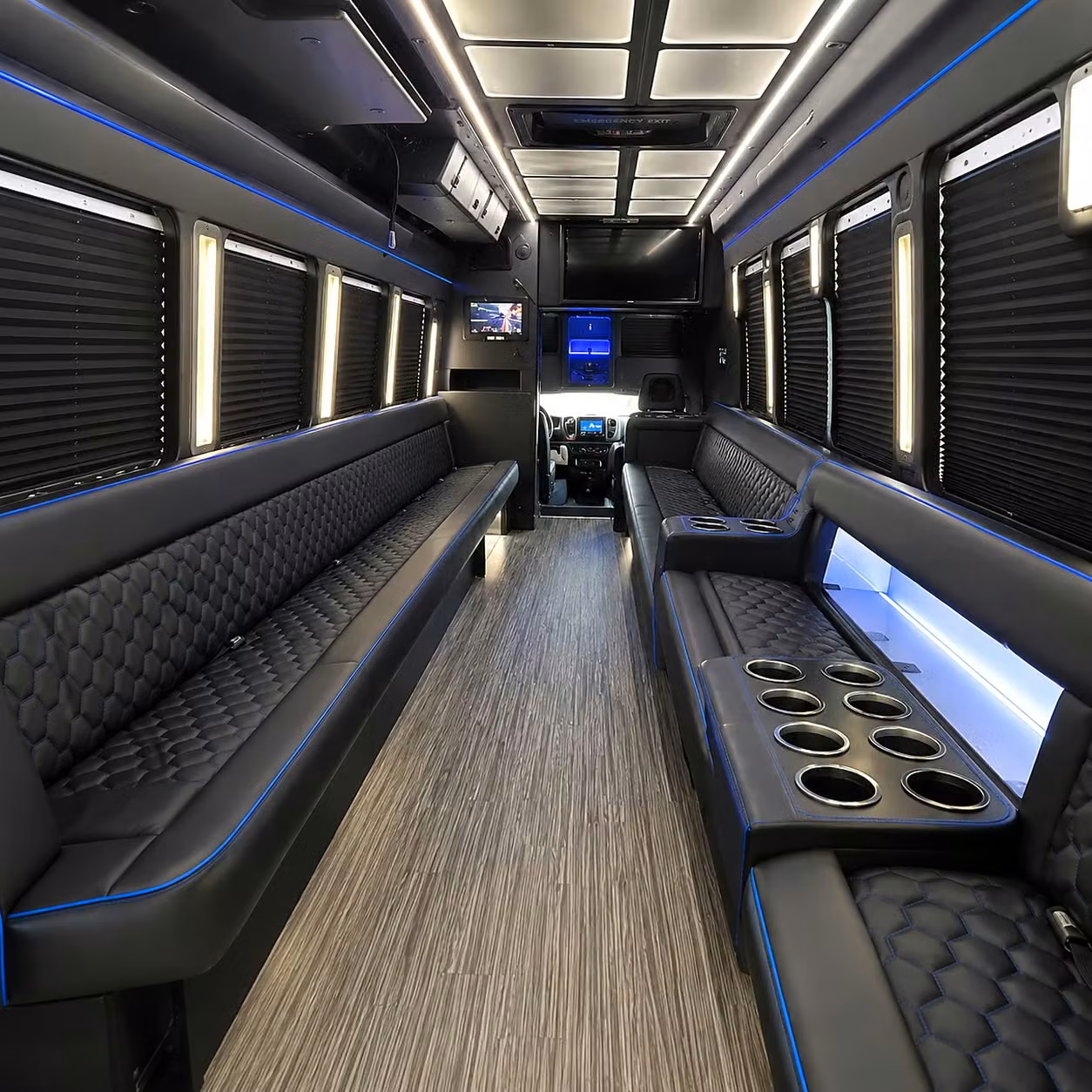 party bus interior